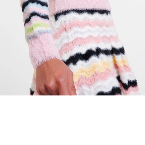 NWOT Susan Fang striped knit sweater - Picture 2 of 4